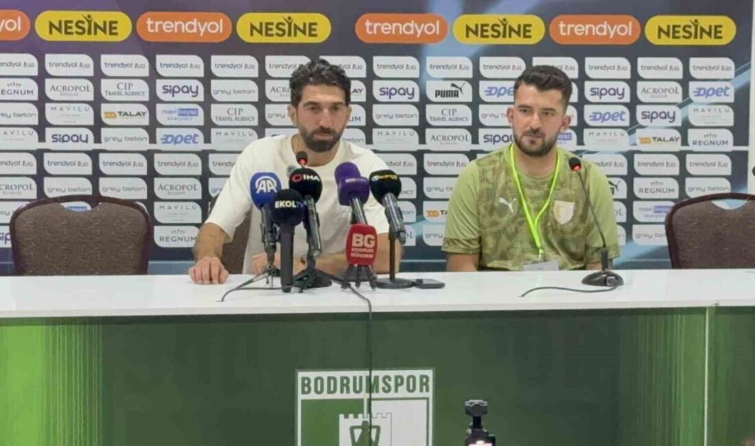 Bodrum FK Teknik Direktörü Burhan Eşer, Pendikspor ile 1-1 berabere