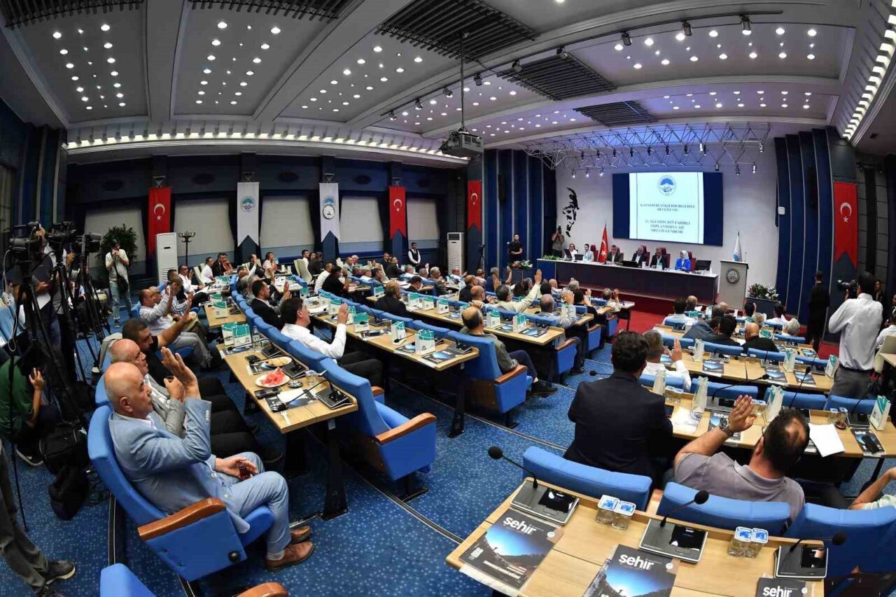Kayseri Büyükşehir Belediye Başkanı Dr. Memduh Büyükkılıç'ın liderliğinde yapılan meclis