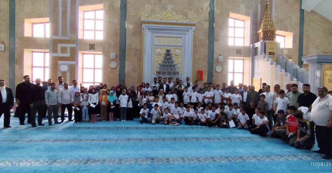 Van'ın Çaldıran ilçesinde, Müftülük tarafından yaz Kur'an kursu öğrencileri için