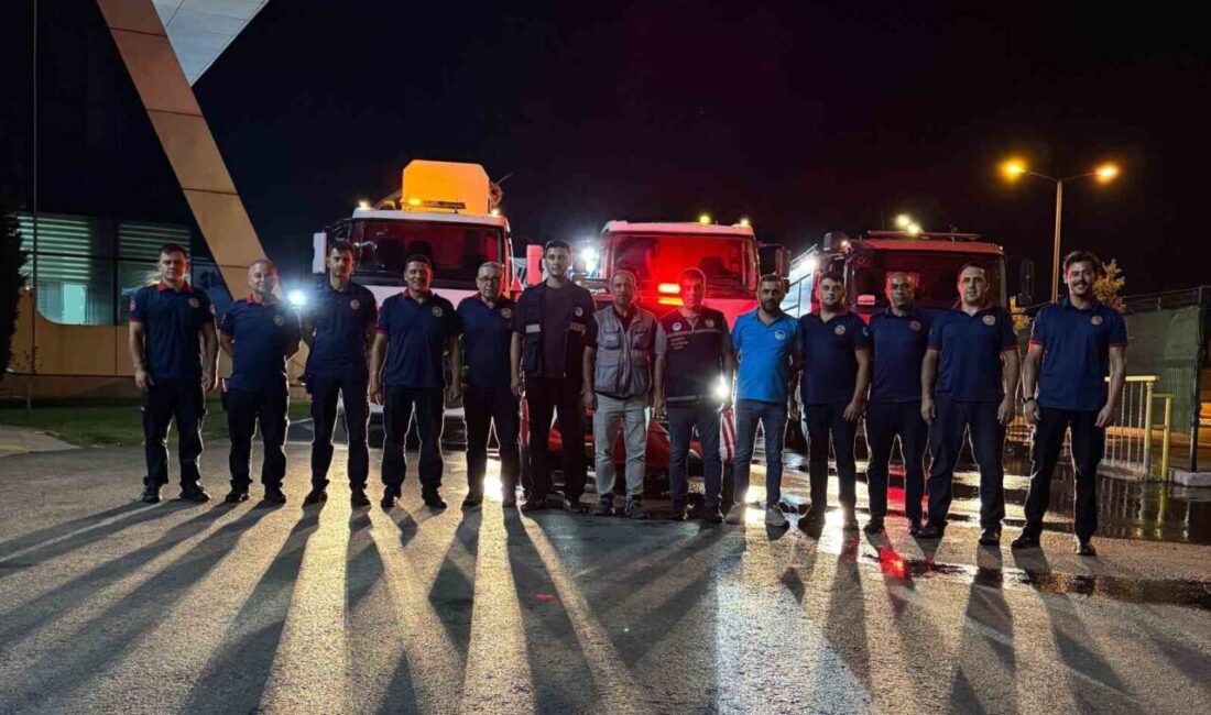 Çanakkale'deki orman yangınına müdahale için Sakarya Büyükşehir Belediyesi, 1 itfaiye