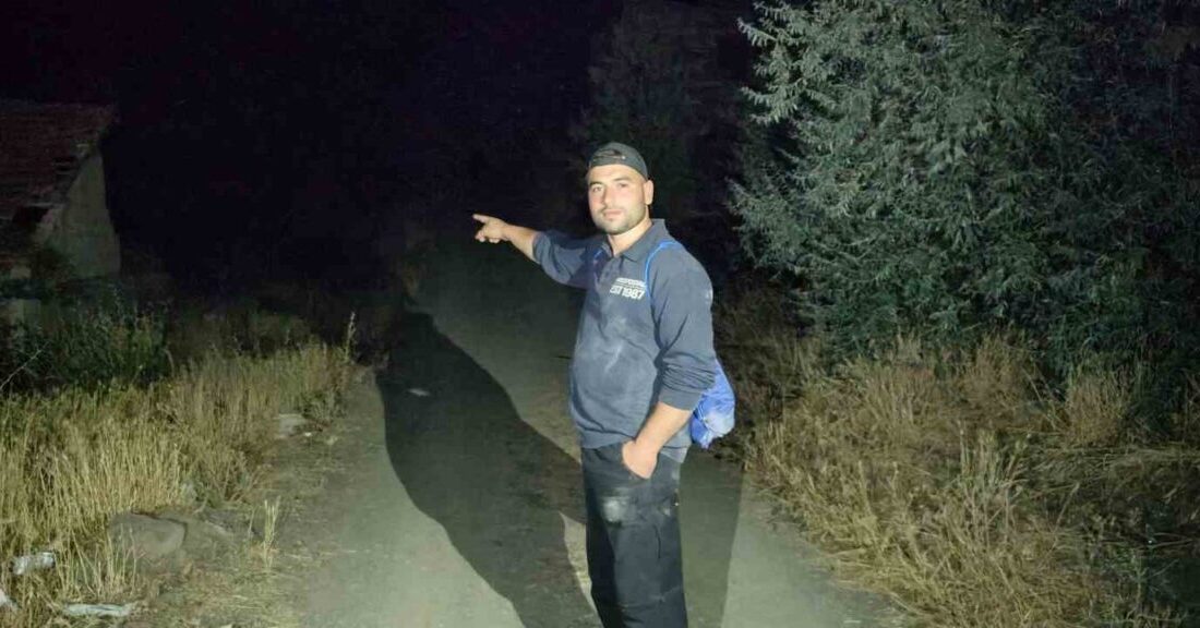 İstanbul'dan maceraperest İbrahim Koyuncu (26), Sivas'ın terkedilmiş Kışla köyünde bir