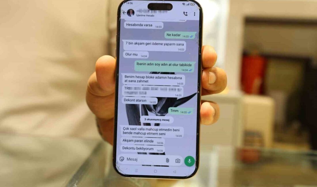 Elazığlı kuyumcu Volkan Karakaya, WhatsApp üzerinden adıyla para talep eden