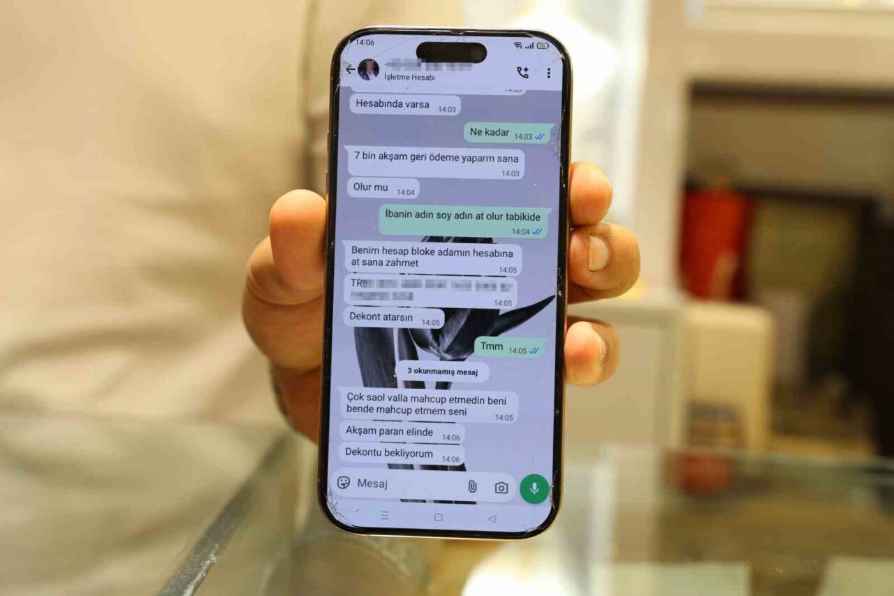 Elazığlı kuyumcu Volkan Karakaya, WhatsApp üzerinden adıyla para talep eden