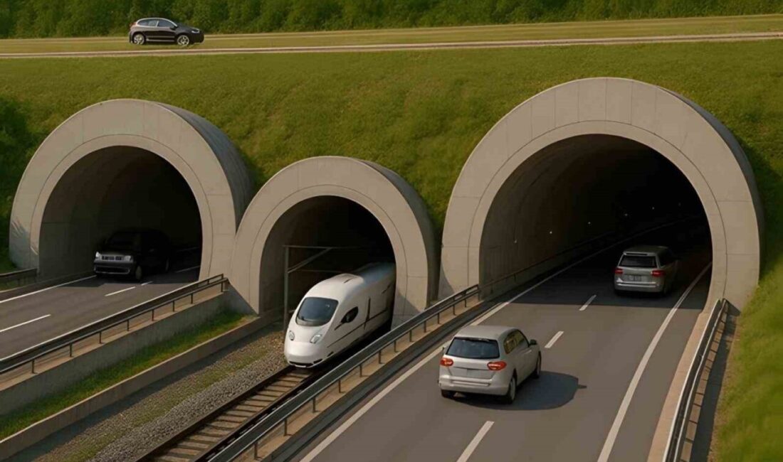 Dörtyol-Hassa Demir Yolu ve Otoyolu Tünelleri Projesi için yaklaşık 1,55