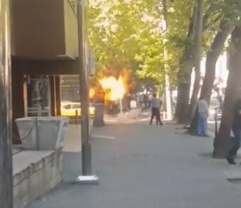 Eskişehir'de Arifiye mahallesi Alaeddin caddesindeki SGK İl Müdürlüğü önündeki elektrik