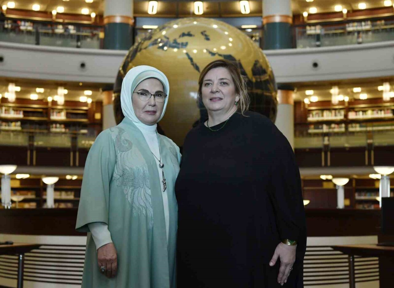 Cumhurbaşkanı Recep Tayyip Erdoğan’ın eşi Emine Erdoğan, Gürcistan Cumhurbaşkanı Mikheil