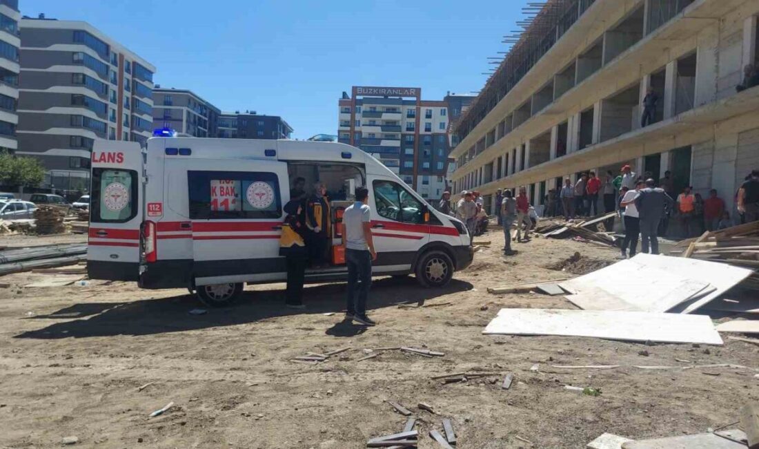 Erzurum'da inşaat işçisi Sedat K., üçüncü kattan düşerek hayatını kaybetti.
