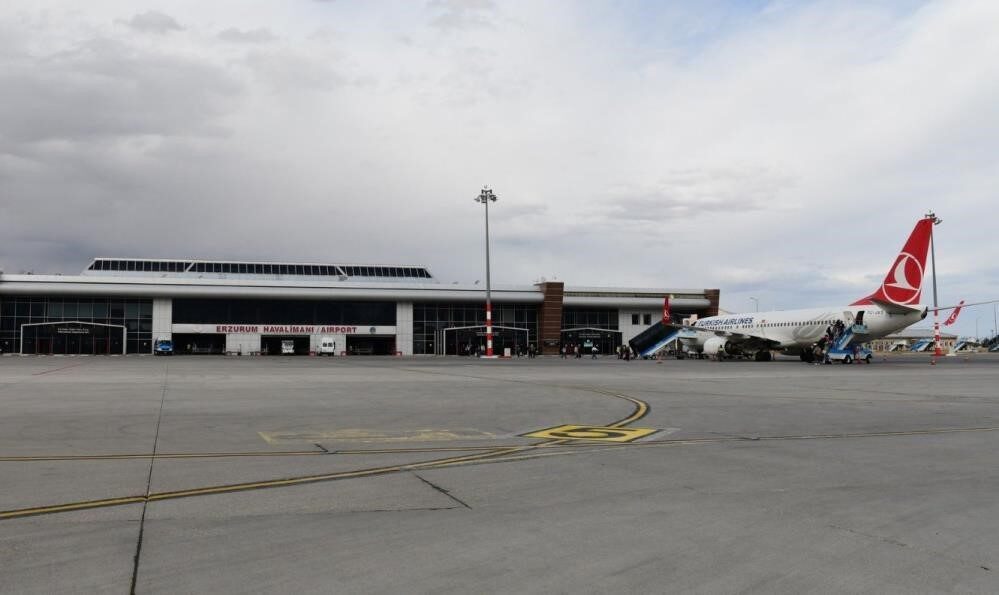 DHMİ verilerine göre, Erzurum Hava Limanı'ndan 2025'in ilk 7 ayında