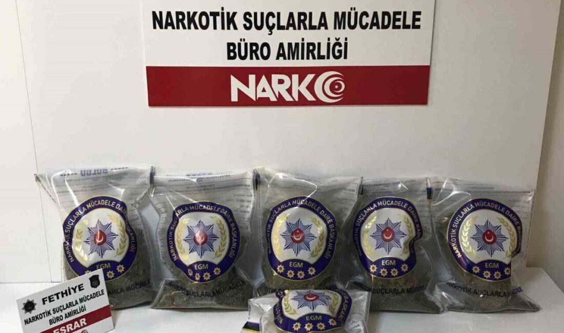 Muğla'nın Fethiye ilçesinde düzenlenen uyuşturucu operasyonunda, Kaçakçılık ve Organize Suçlarla