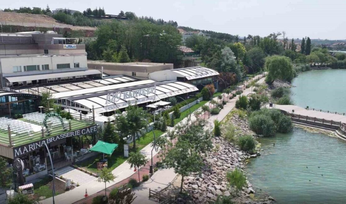 Gölbaşı Belediyesi, Mogan Gölü çevresinde kafe ve işletmelerin işgal ettiği