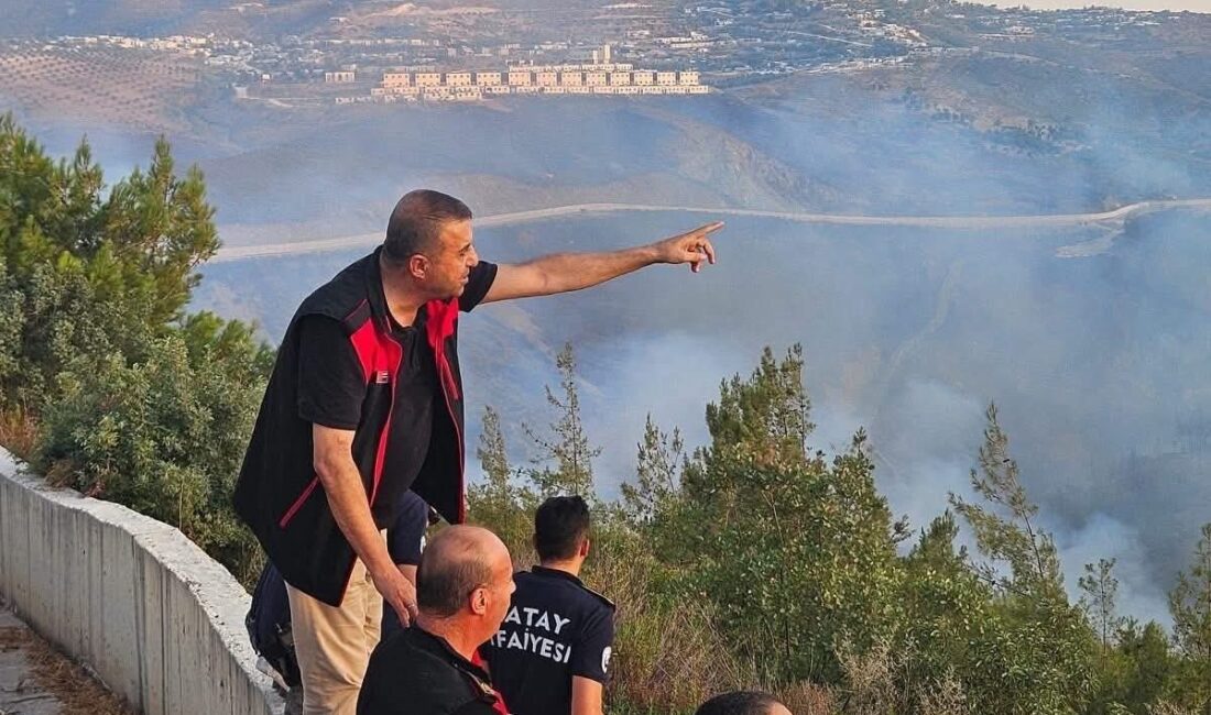Hatay’da Orman Yangınına Müdahale Gece Boyunca Sürüyor Hatay’da meydana gelen