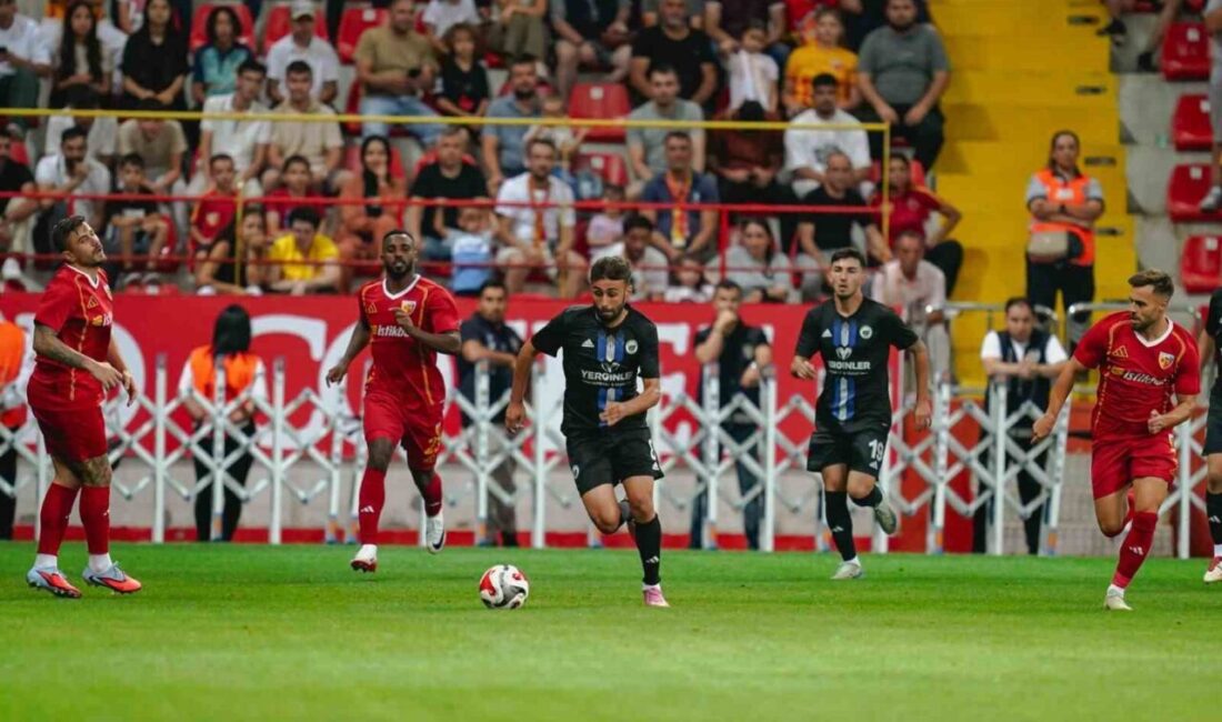 Kayserispor, TFF 3. Lig takımı Erciyes 38 FK ile yaptığı