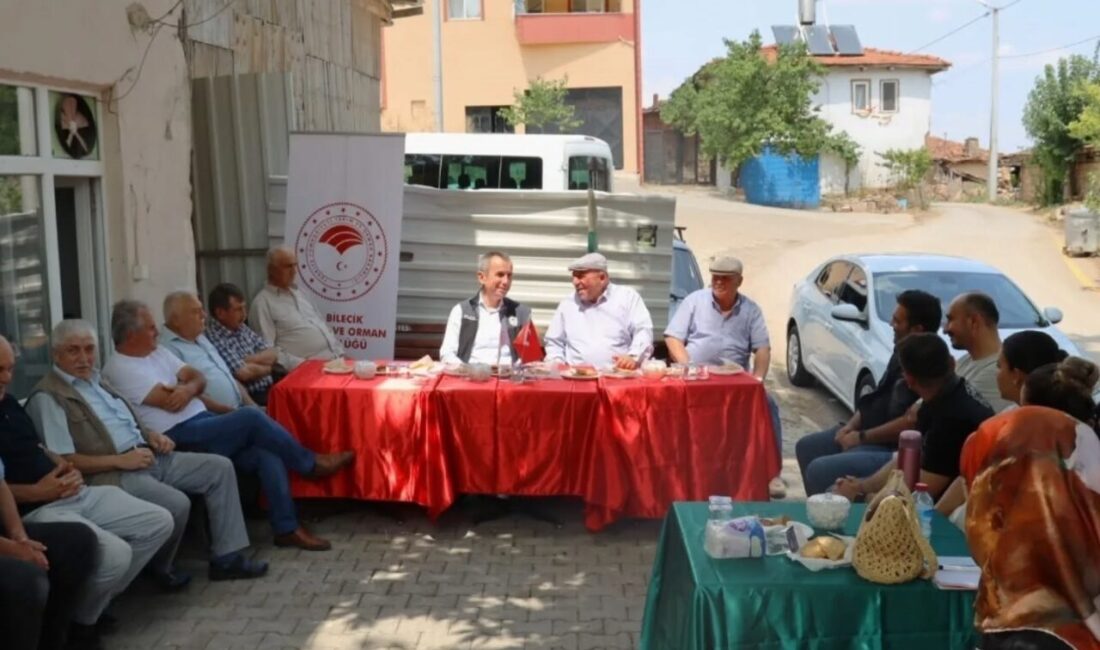 Bilecik İl Tarım ve Orman Müdürü Çetin Ayvalık, Çakırpınar Köyü'nü
