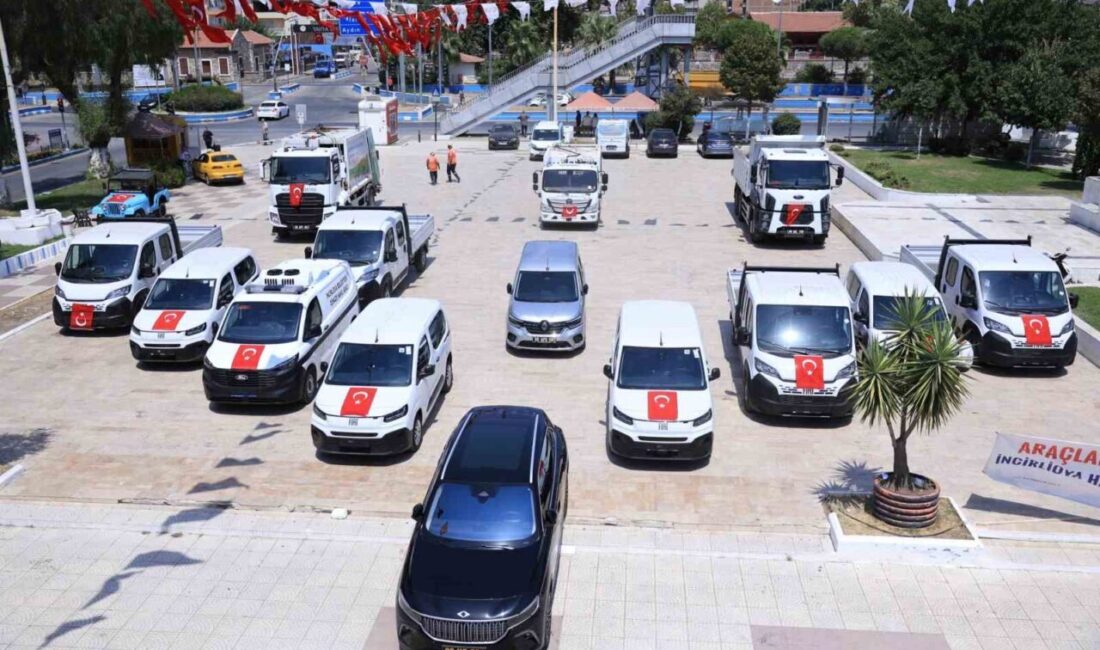 İncirliova Belediyesi, 10 yeni yerli üretim aracı filosuna ekledi. Belediye