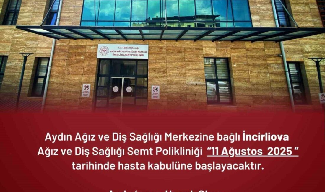 Aydın Ağız ve Diş Sağlığı Merkezi'ne bağlı İncirliova Semt Polikliniği,