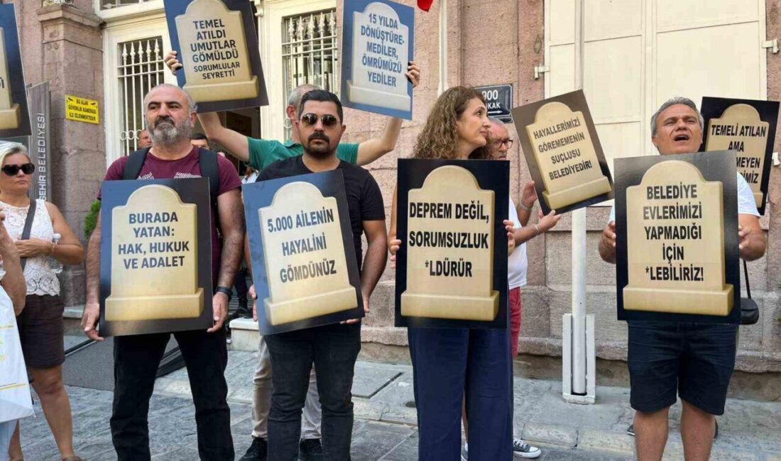 İzmir'de kentsel dönüşüm projelerindeki yolsuzluklar ve yarım kalmış inşaatlar nedeniyle