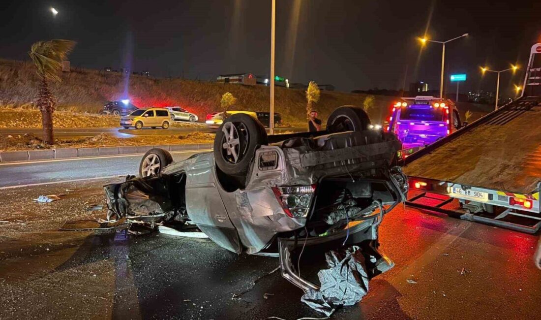 Kahramanmaraş'ta meydana gelen trafik kazasında, 22 yaşındaki Y.C. yönetimindeki otomobil