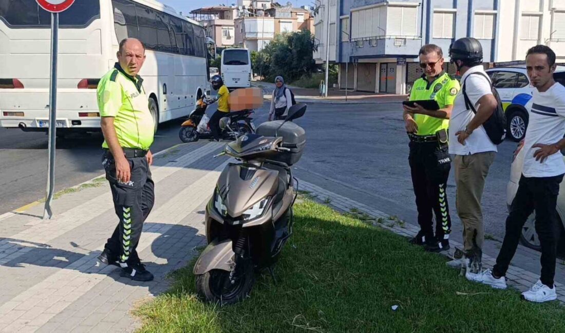 Antalya'nın Manavgat ilçesinde Funda K.'nın kullandığı motorlu bisiklet, Mimar Sinan