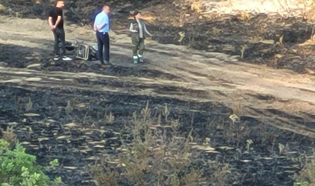 Karabük'ün Eflani ilçesinde bir motosikletin alev almasıyla başlayan yangın, rüzgarın