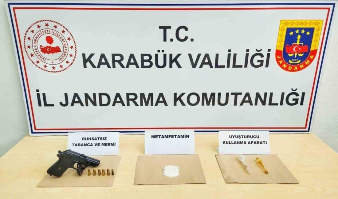 Karabük'ün Safranbolu ilçesinde İl Jandarma Komutanlığı tarafından gerçekleştirilen operasyonda bir