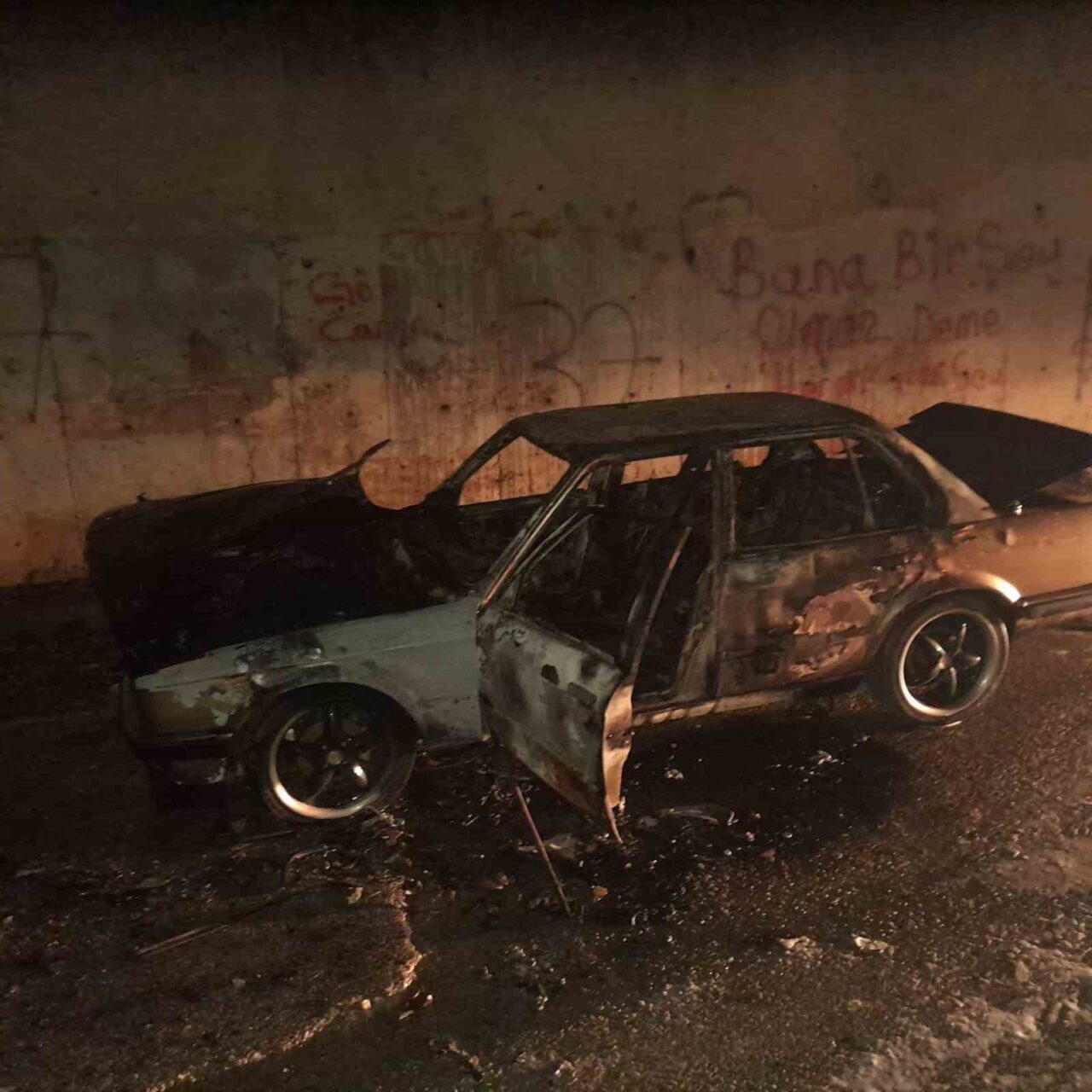 Kastamonu'nun Tosya ilçesinde meydana gelen iki yangında bir otomobil ve