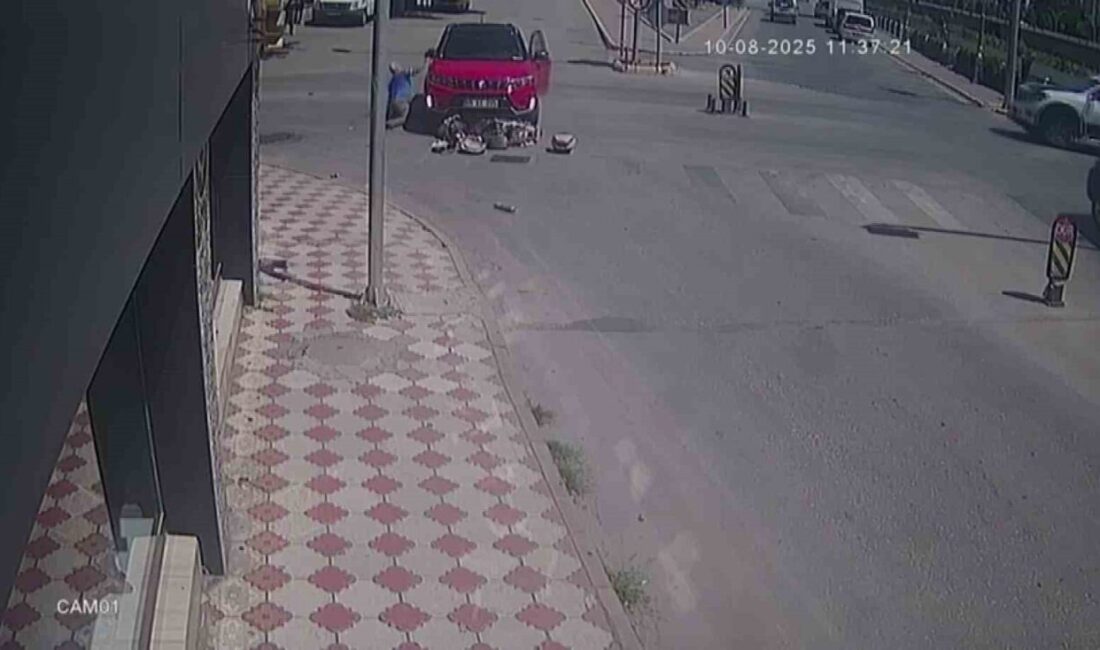 Amasya'da E.K. yönetimindeki elektrikli bisiklet, E.B. idaresindeki otomobille çarpıştı. Bisiklet