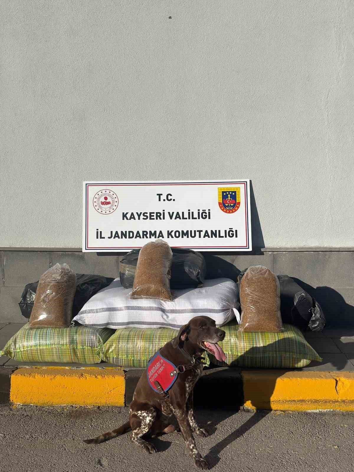 Kayseri İl Jandarma Komutanlığı, Kayseri-Malatya Karayolu’nda gerçekleştirdiği yol kontrolünde bir