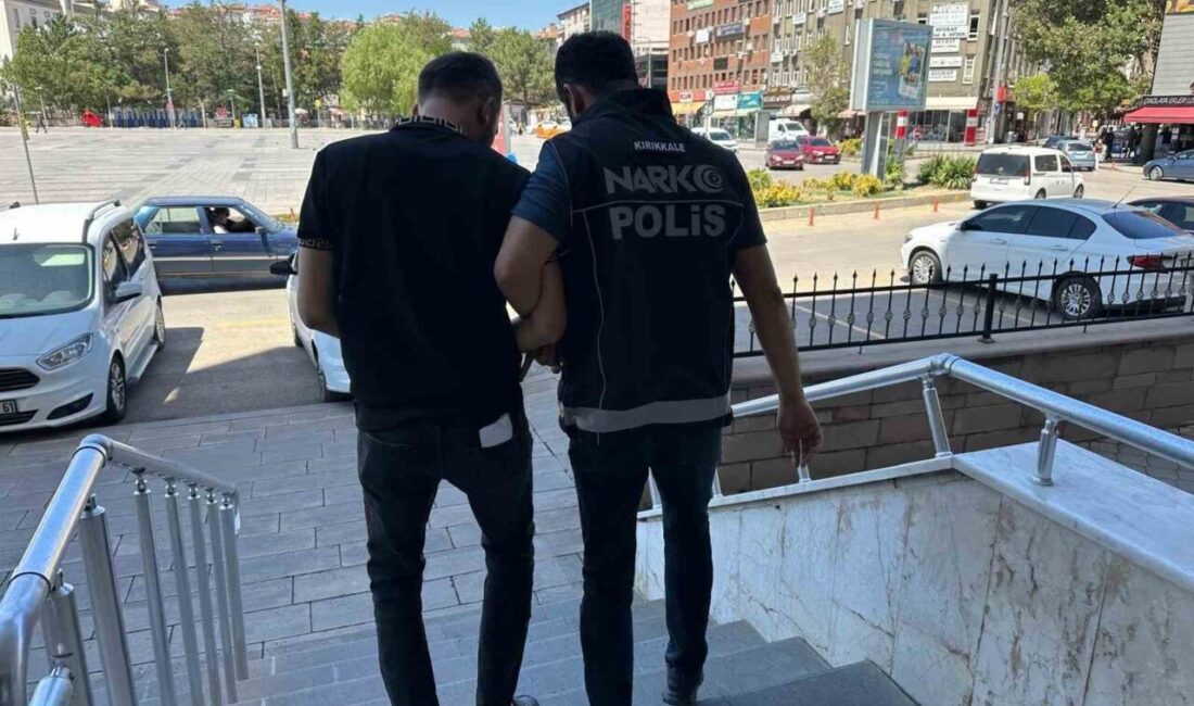 Kırıkkale'de düzenlenen operasyonda, uyuşturucu ticareti yüzünden 2 yıl hapis cezası