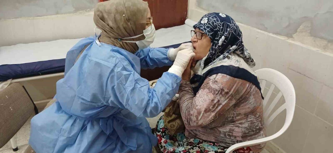 Aydın'ın Efeler ilçesinde, Kocagür Mahallesi'nde İlçe Sağlık Müdürlüğü, yerinde diş