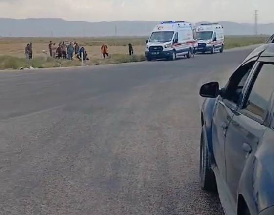 Konya'nın Ereğli ilçesinde Tahir Başkan'ın kullandığı hafif ticari araç, sürücünün