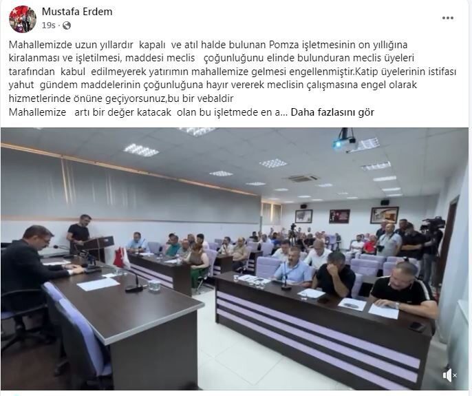 Manisa'nın Kula ilçesindeki Gökçeören Mahallesi'nde, pomza ocağının işletmeye açılması planı