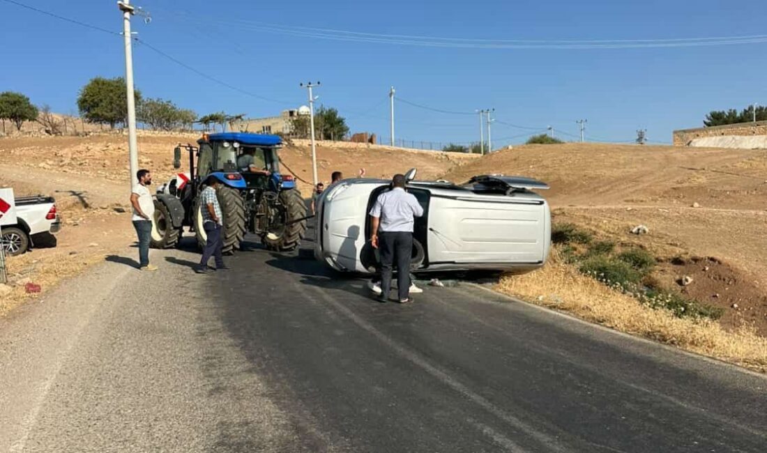 Siirt'in Kurtalan ilçesinde bir hafif ticari aracın devrilmesi sonucu sürücü