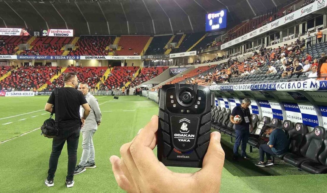 Türk mühendislerin geliştirdiği ASELSAN ODAKAN Yaka Kamerası, Trendyol Süper Lig