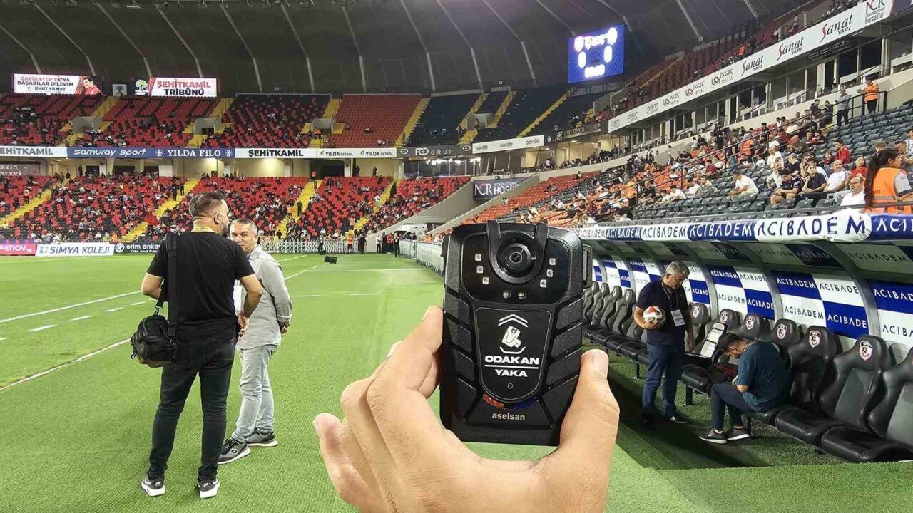 Türk mühendislerin geliştirdiği ASELSAN ODAKAN Yaka Kamerası, Trendyol Süper Lig