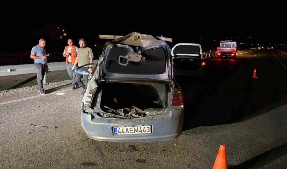 Malatya'da iki ayrı trafik kazasında 6 kişi yaralandı. İlk kaza,