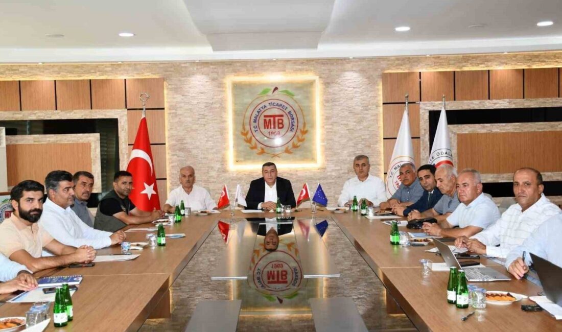 Malatya'da "Lisanslı Kuru Kayısı Deposu ve Borsası Projesi" için istişare