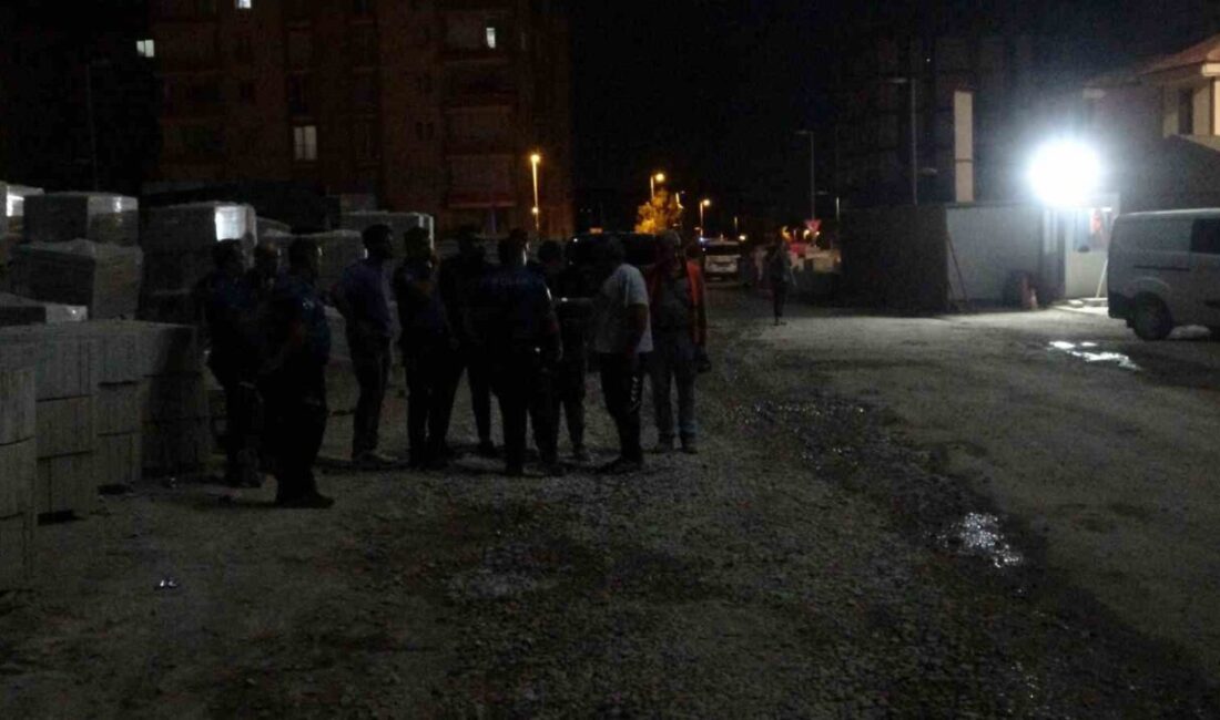 Yeşilyurt'ta bir şantiyede işe geç gelme yüzünden çıkan kavgada dört