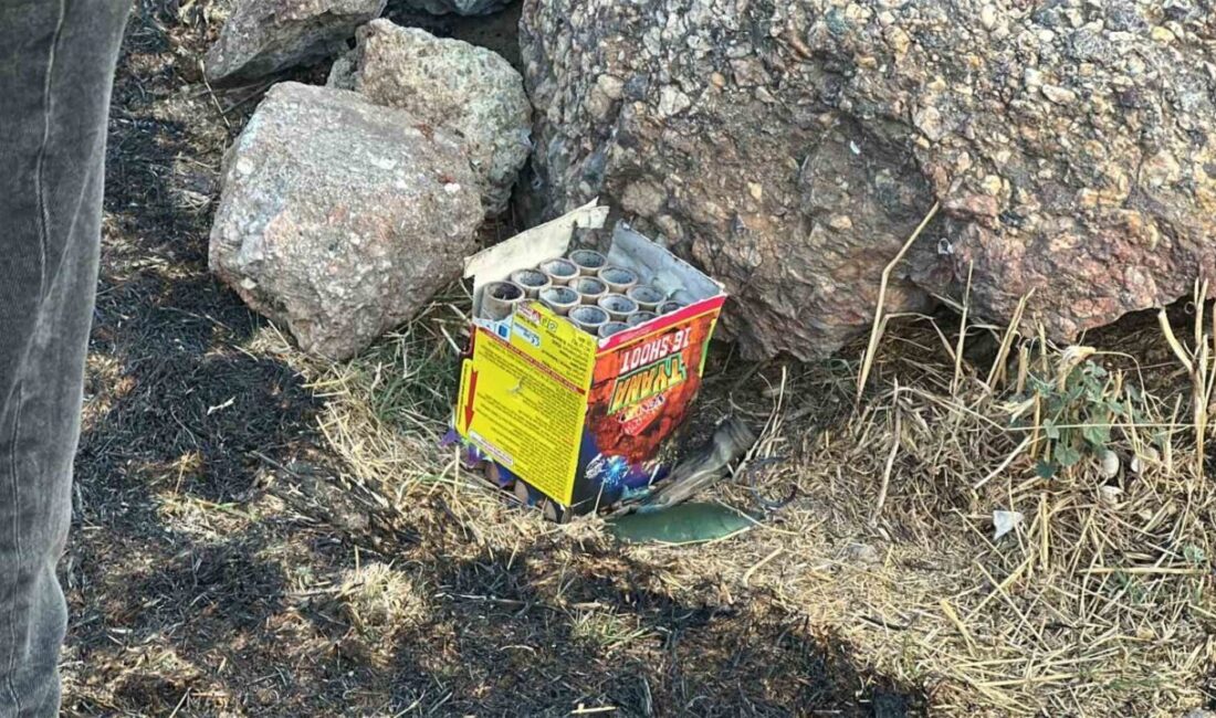 Maltepe'de Başıbüyük Mahallesi'nde yasak olmasına rağmen havai fişek atan bir
