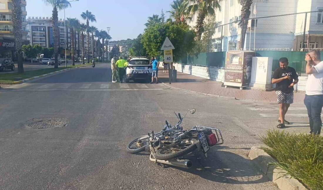 Manavgat'ta Tınaztepe Caddesi'nde Mummer İ. yönetimindeki motosiklet, İsmail C. B.’nin