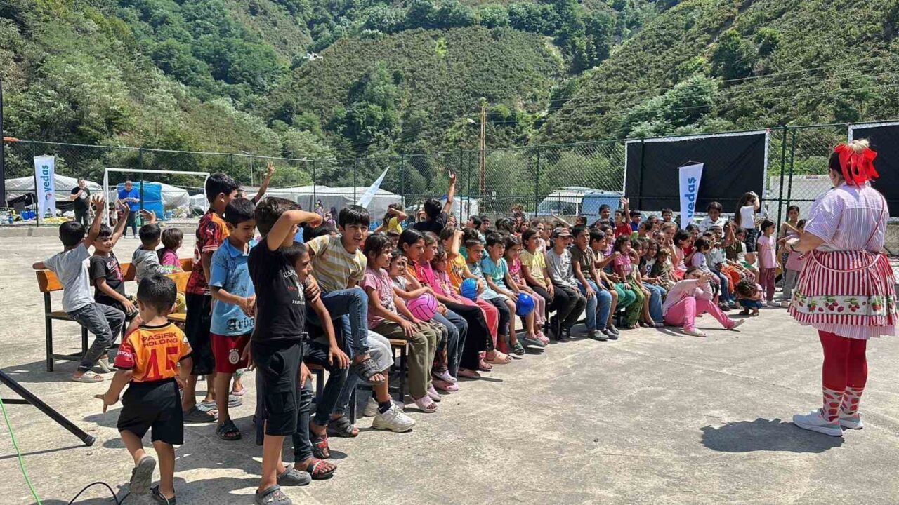 Yeşilırmak Elektrik Dağıtım A.Ş. (YEDAŞ), Ordu'da mevsimlik tarım işçilerinin çocukları