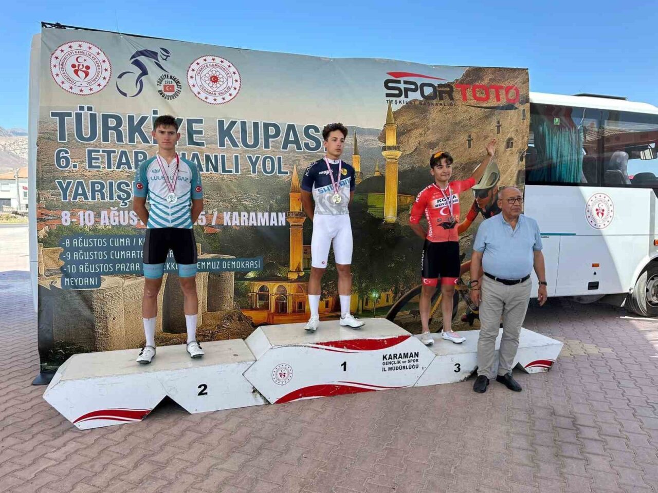 Muğla'dan Mustafa Alperen Aydınlı, Karaman'daki Türkiye Kupası 6. Etap Bisiklet