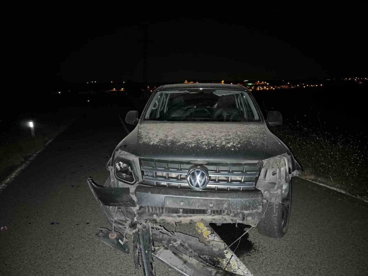 Tekirdağ'ın Muratlı ilçesinde kapalı yolda meydana gelen kazada, Fehmi S.