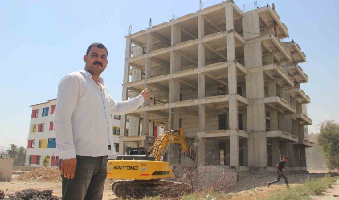 Şanlıurfa'da müteahhit Ömer Çorbacı, zayıf beton kullanıldığını tespit eder etmez
