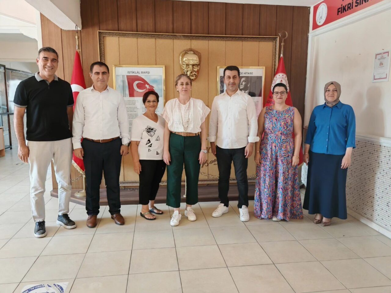 Nazilli Kaymakamı Huriye Küpeli Kan ve İlçe Milli Eğitim Müdürü