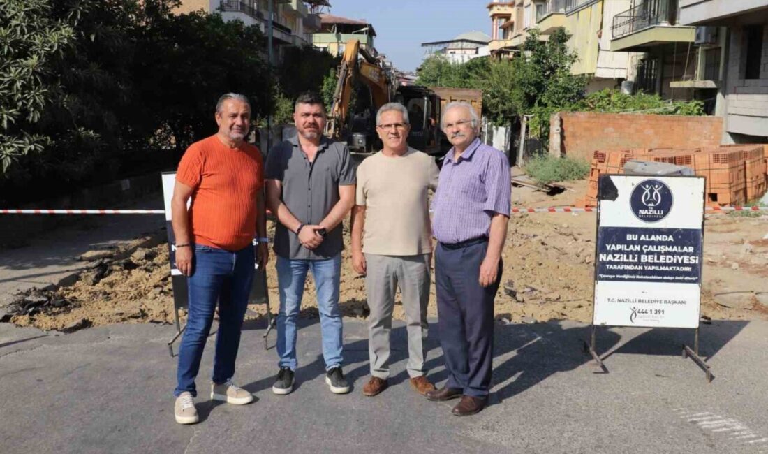 Nazilli Belediye Başkanı Dr. Ertuğrul Tetik, Kurtuluş ve Aydoğdu mahallelerinde