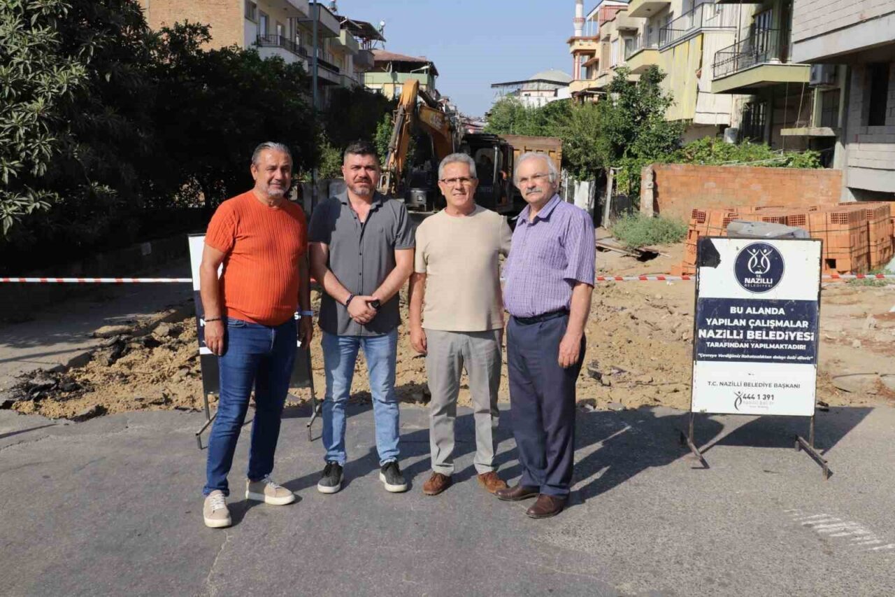 Nazilli Belediye Başkanı Dr. Ertuğrul Tetik, Kurtuluş ve Aydoğdu mahallelerinde