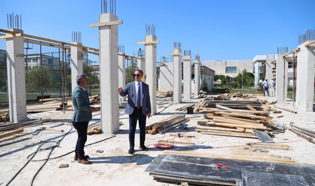 Ordu Üniversitesi Aile Sağlığı Merkezi'nin yeni binası için inşaat çalışmalarına