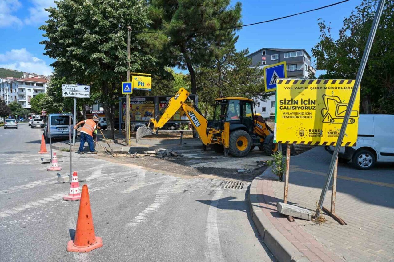 Bursa Büyükşehir Belediyesi, Orhangazi'de I. Tekil ve Ali Tekin Caddesi’nde