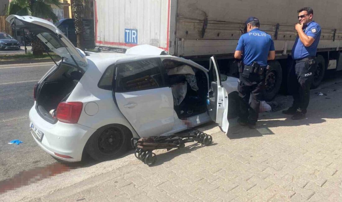 Antalya'nın Serik ilçesinde park halindeki tıra çarpan İbrahim Ö. yönetimindeki