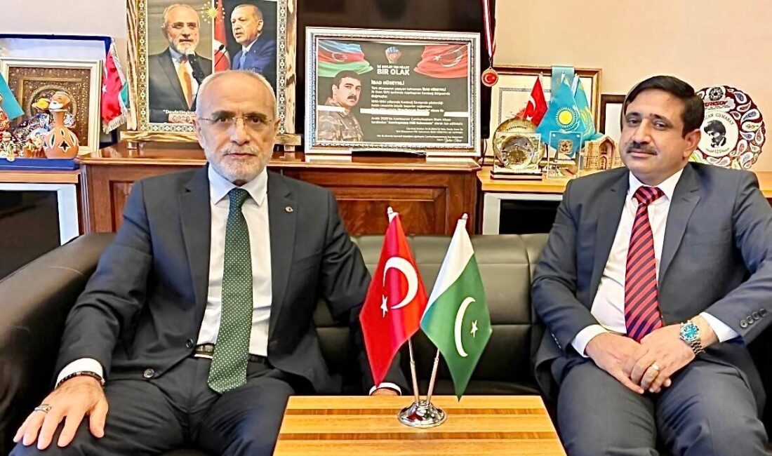 Pakistan Ankara Büyükelçiliği Kültür Müşaviri Adeel Ahmed, Cumhurbaşkanı Başdanışmanı Yalçın